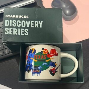 Starbucks Texas Mug with Colorful Illustrations